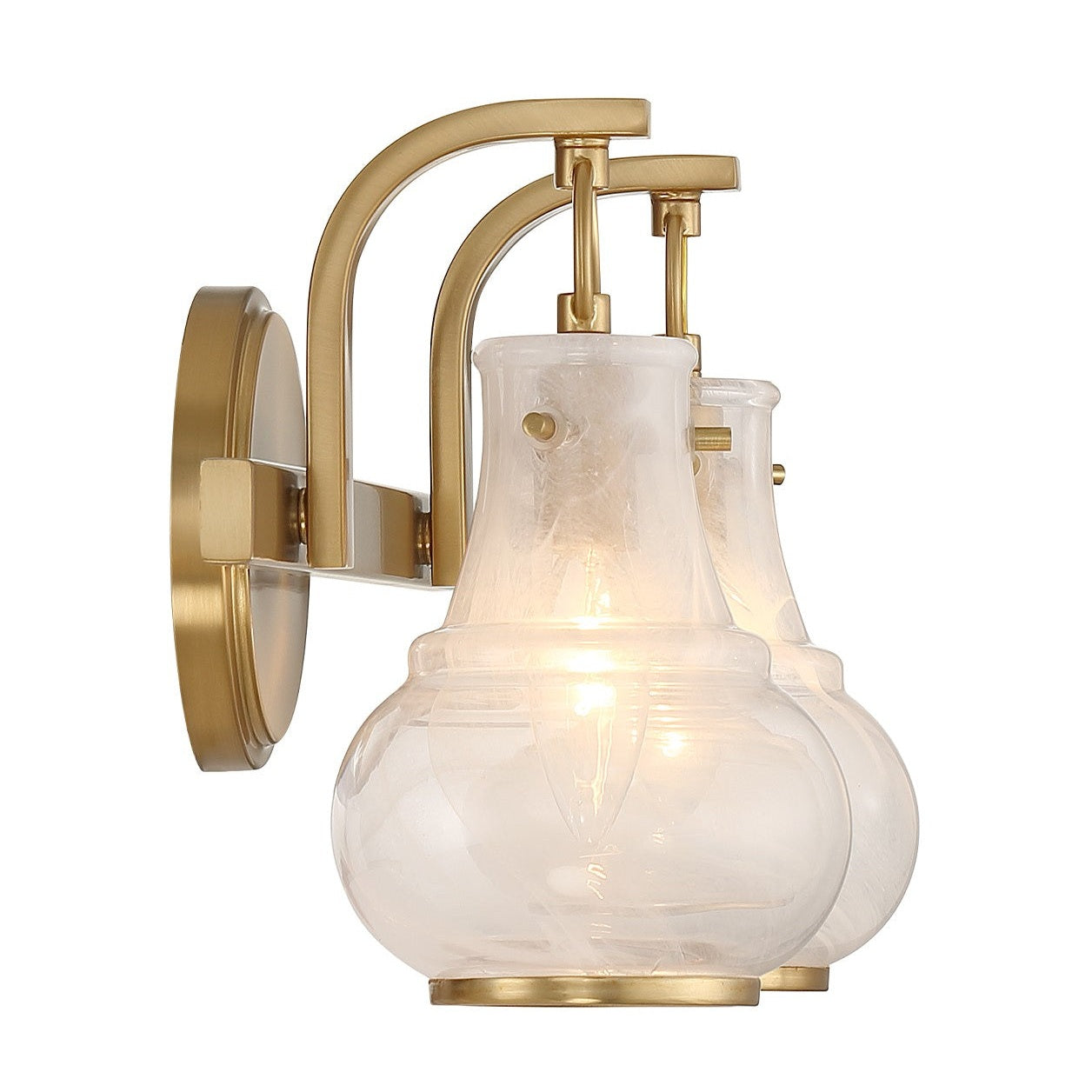 Savoy House - 8-4417-2-322 - Two Light Bathroom Vanity - Adams - Warm Brass