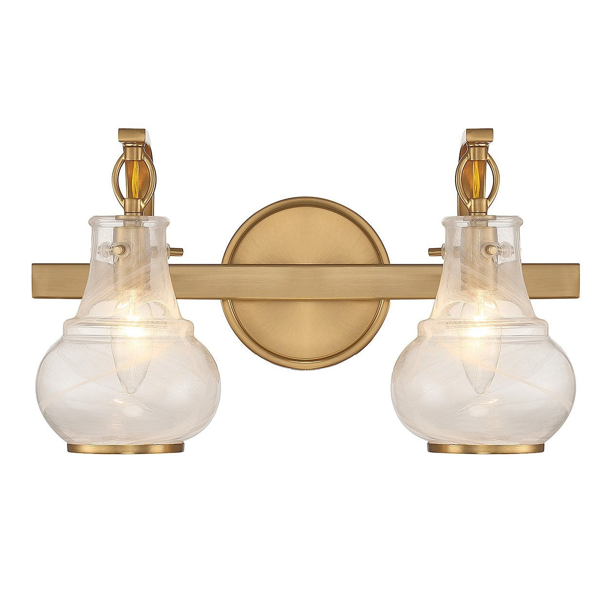 Savoy House - 8-4417-2-322 - Two Light Bathroom Vanity - Adams - Warm Brass