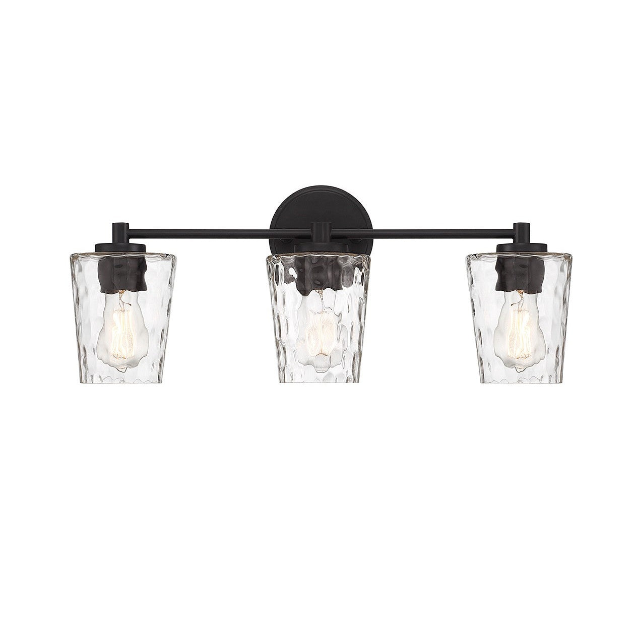 Savoy House - 8-5606-3-BK - Three Light Bathroom Vanity - Ballas - Matte Black
