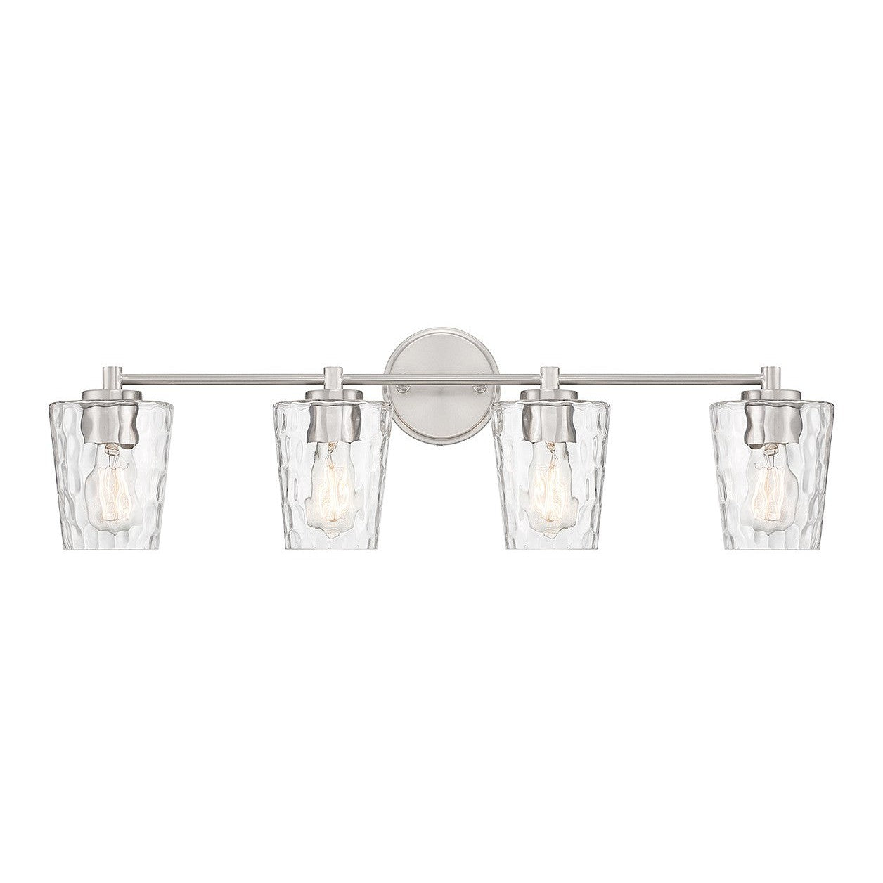 Savoy House - 8-5606-4-SN - Four Light Bathroom Vanity - Ballas - Satin Nickel