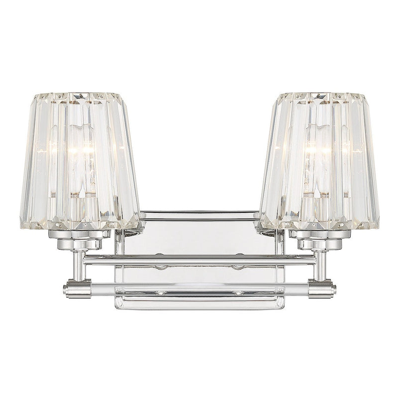 Savoy House - 8-6001-2-109 - Two Light Bathroom Vanity - Garnet - Polished Nickel