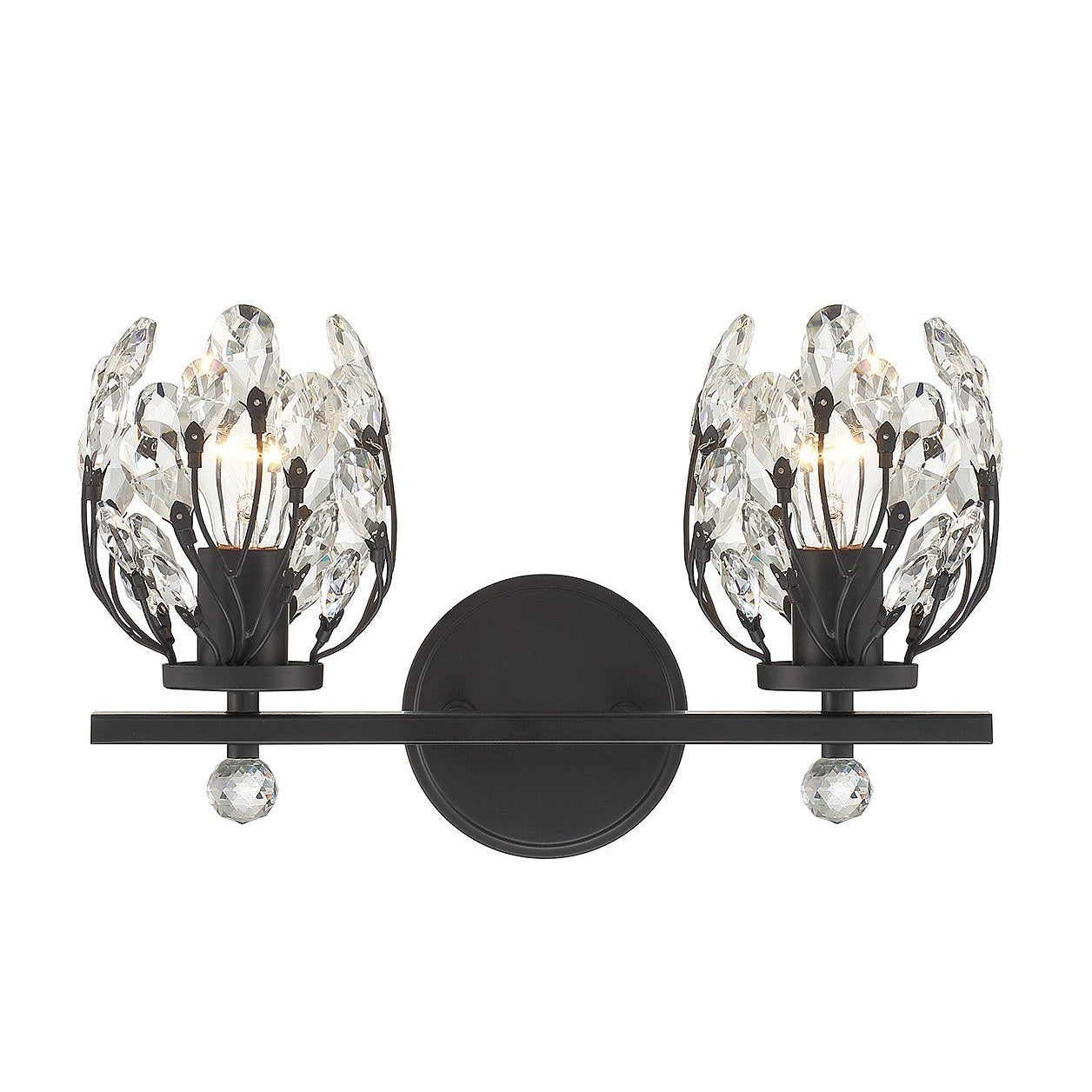 Savoy House - 8-6601-2-BK - Two Light Bathroom Vanity - Moreno - Matte Black