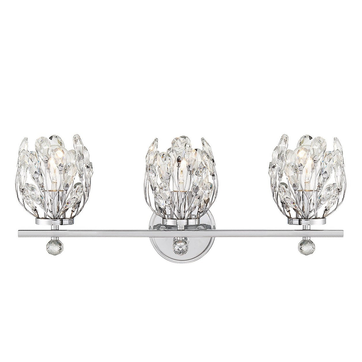 Savoy House - 8-6601-3-11 - Three Light Bathroom Vanity - Moreno - Chrome