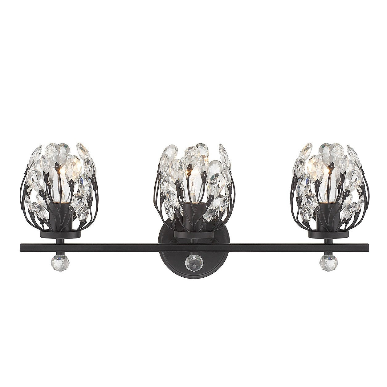 Savoy House - 8-6601-3-BK - Three Light Bathroom Vanity - Moreno - Matte Black