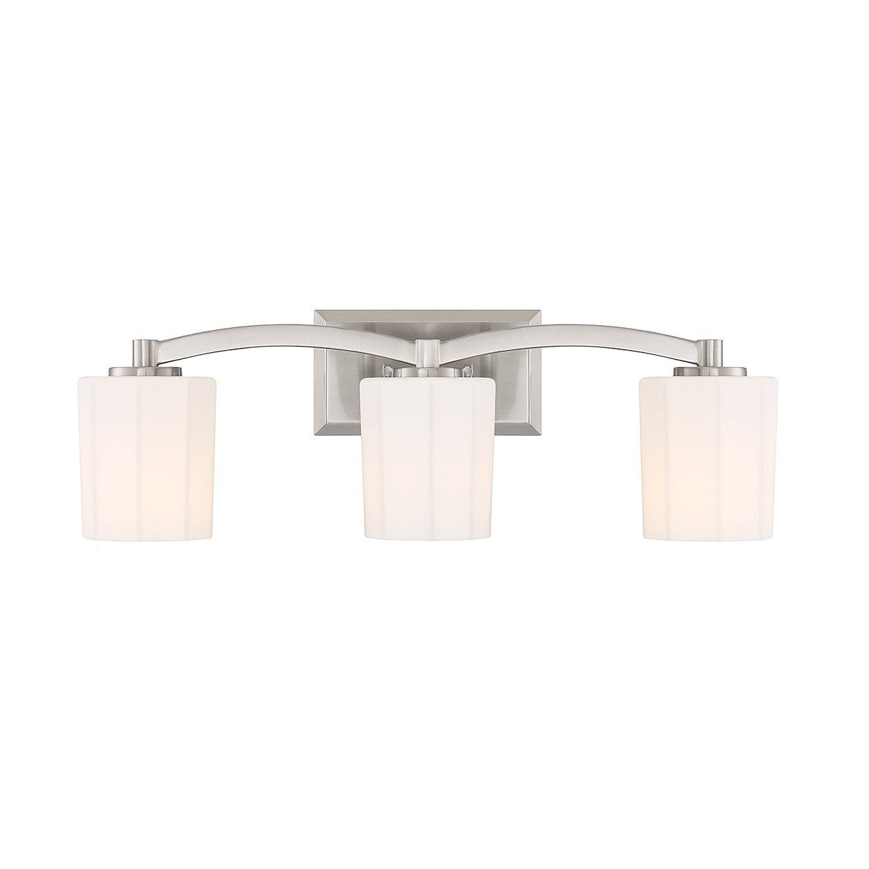 Savoy House - 8-7710-3-SN - Three Light Bathroom Vanity - Whitney - Satin Nickel