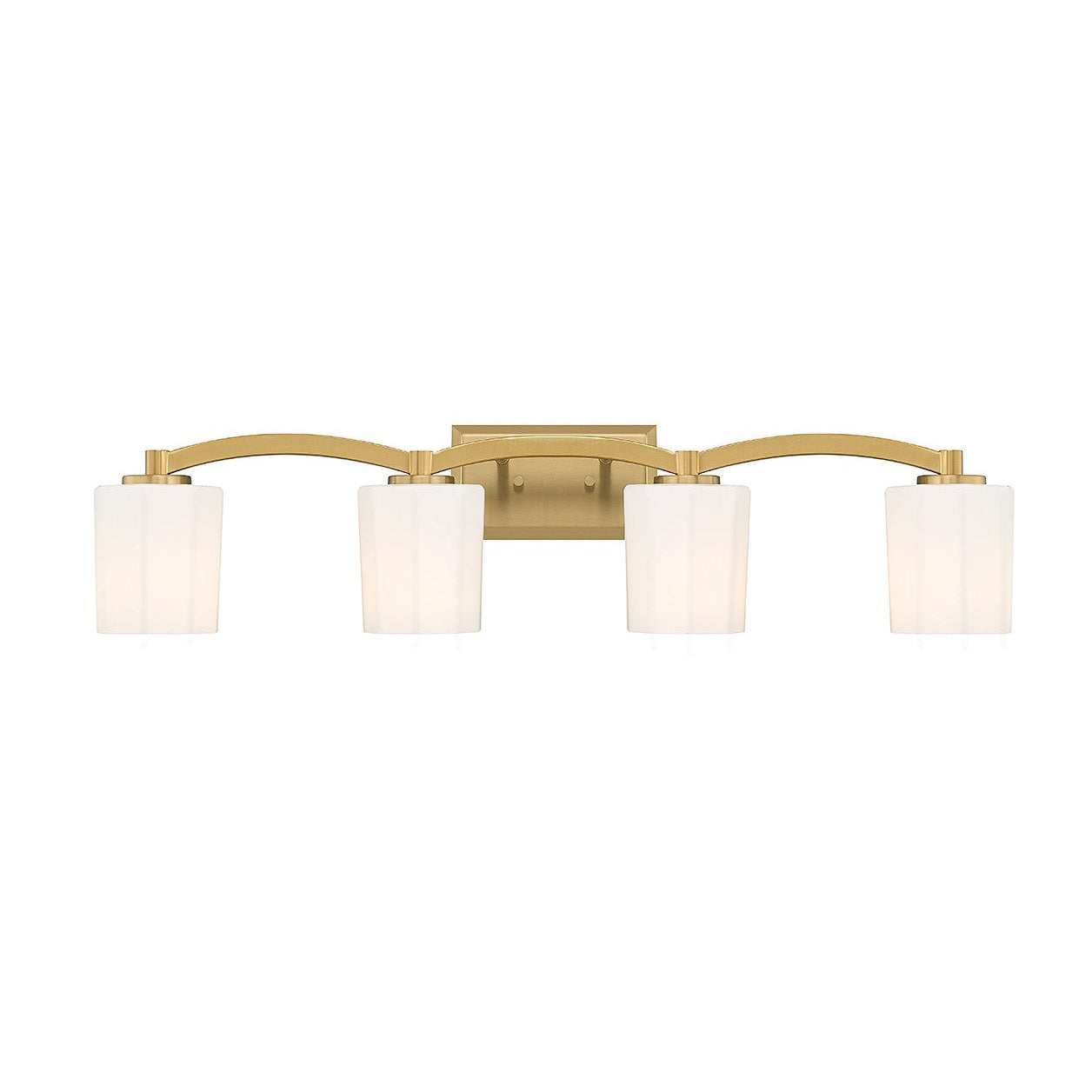 Savoy House - 8-7710-4-322 - Four Light Bathroom Vanity - Whitney - Warm Brass