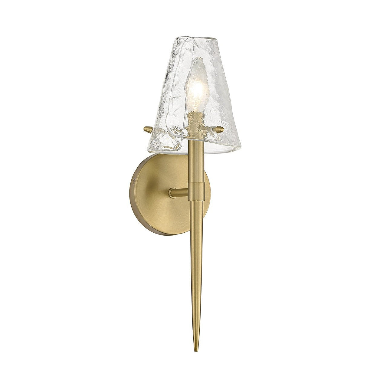 Savoy House - 9-2104-1-322 - One Light Wall Sconce - Shellbourne - Warm Brass