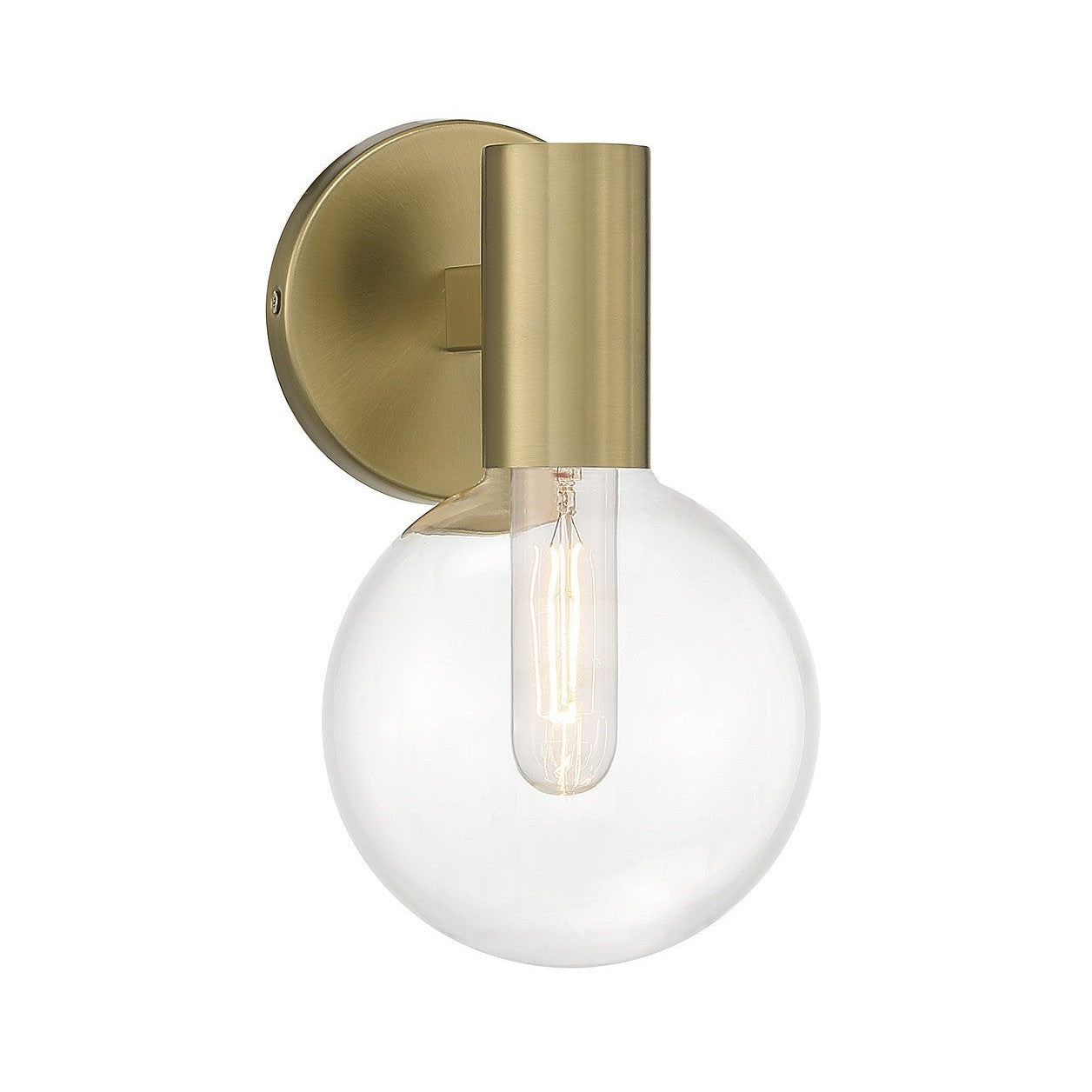 Savoy House - 9-3076-1-322 - One Light Wall Sconce - Wright - Warm Brass