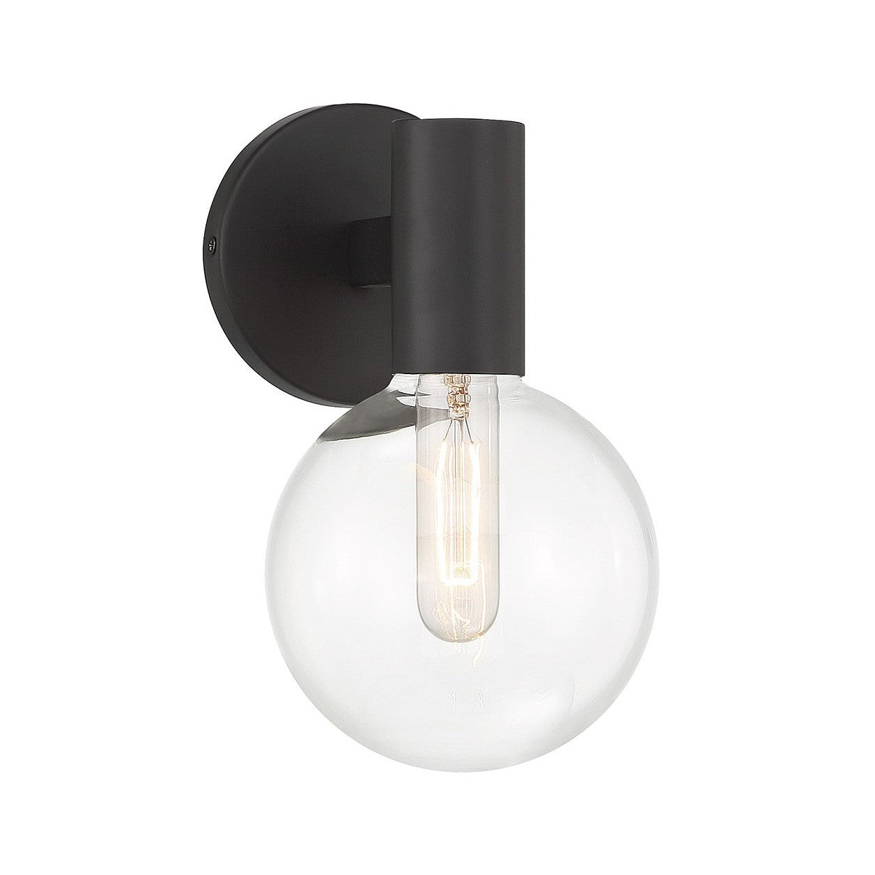 Savoy House - 9-3076-1-89 - One Light Wall Sconce - Wright - Matte Black