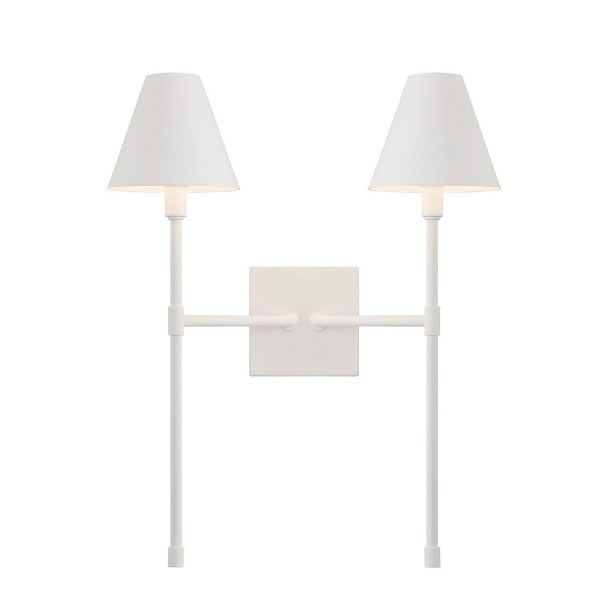 Savoy House - 9-5202-2-83 - Two Light Wall Sconce - Jefferson - Bisque White