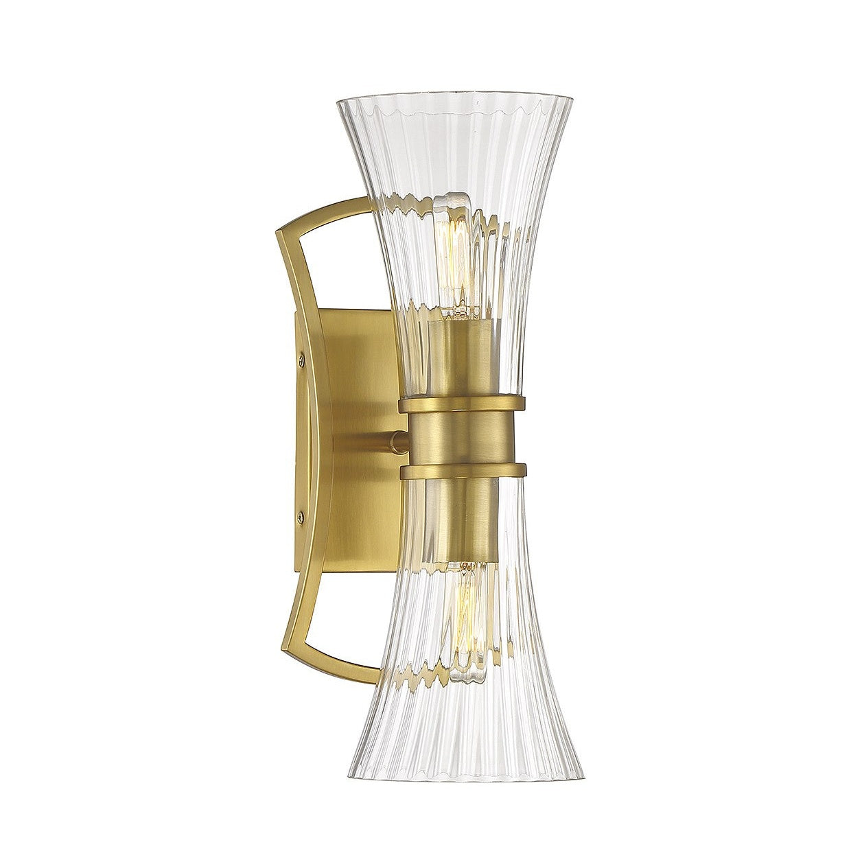 Savoy House - 9-9702-2-322 - Two Light Wall Sconce - Bennington - Warm Brass