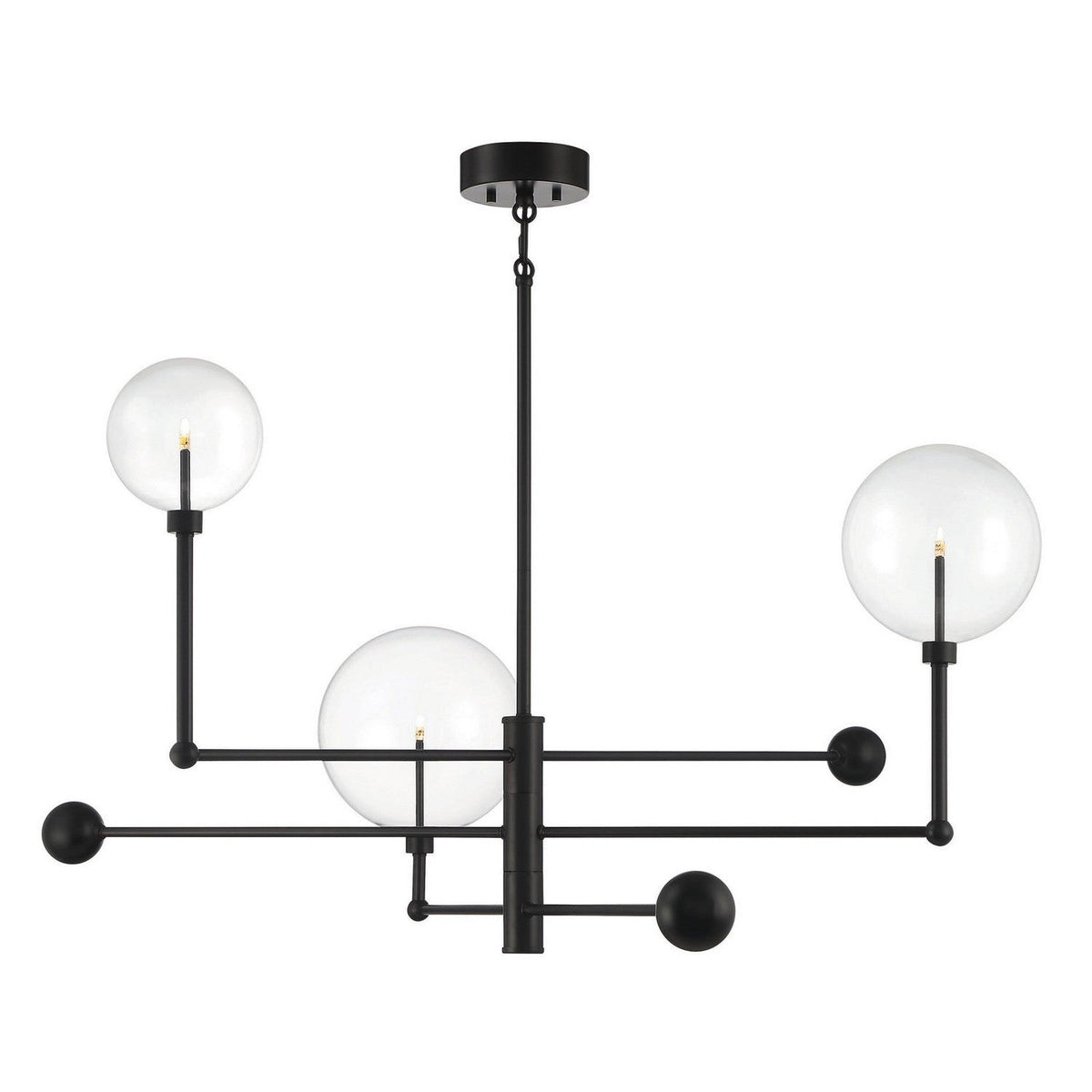 Meridian - M100100ORB - LED Chandelier - English Bronze