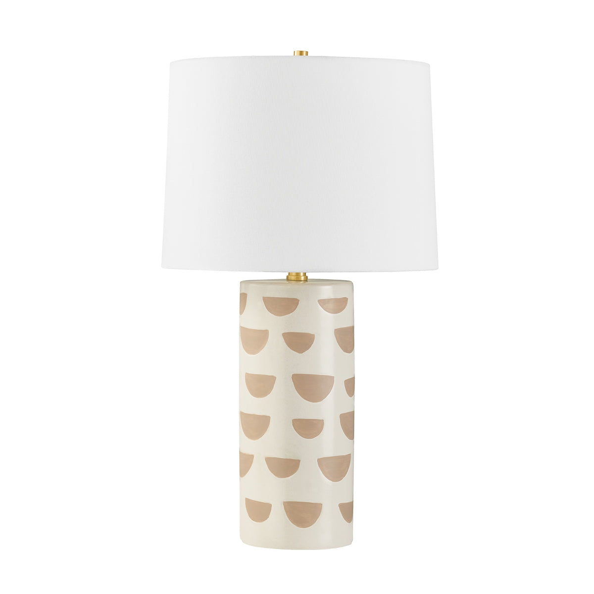 Mitzi - HL714201A-AGB/CWO - One Light Table Lamp - Minnie - Aged Brass