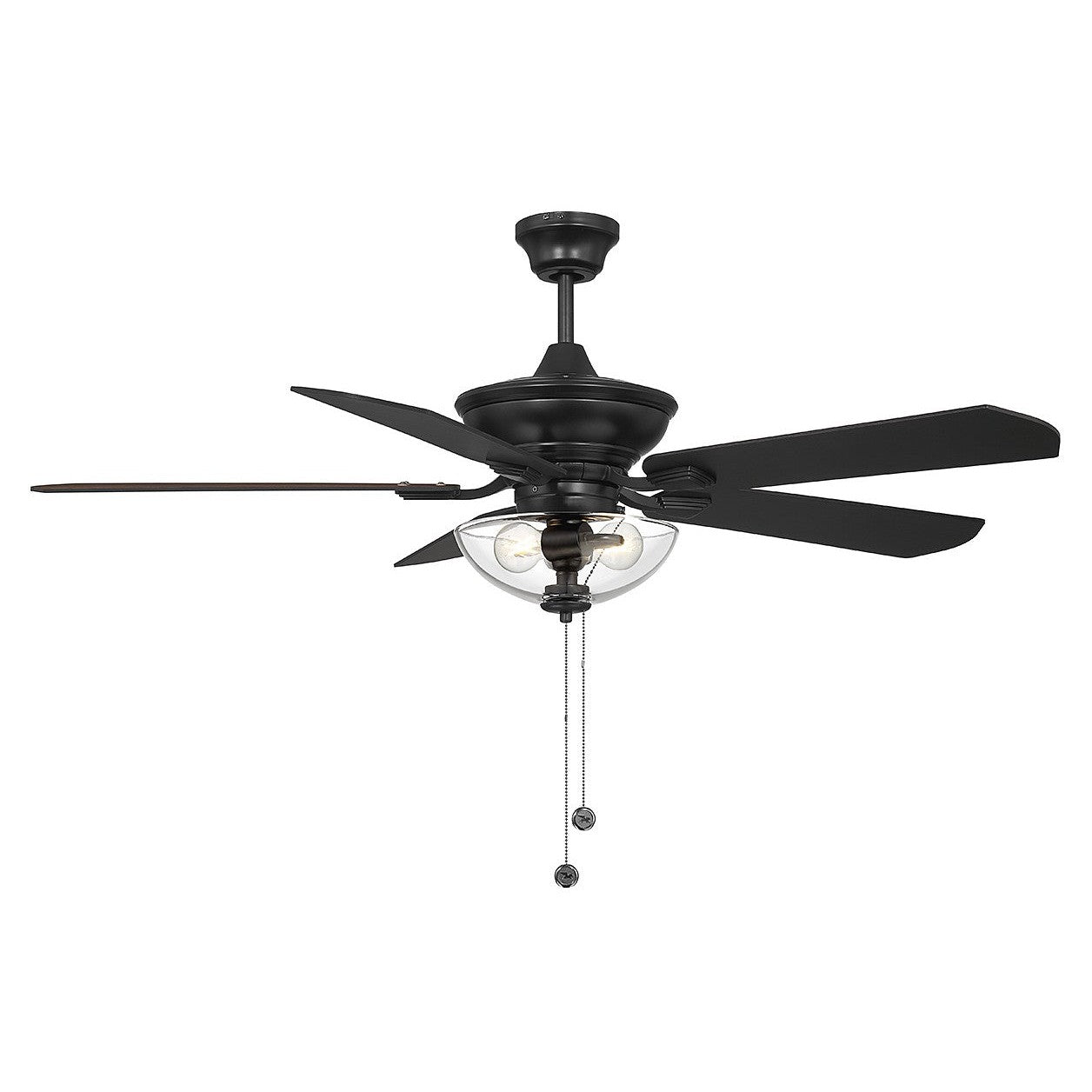 Meridian - M2026MBKRV - 52" Outdoor Ceiling Fan - Matte Black