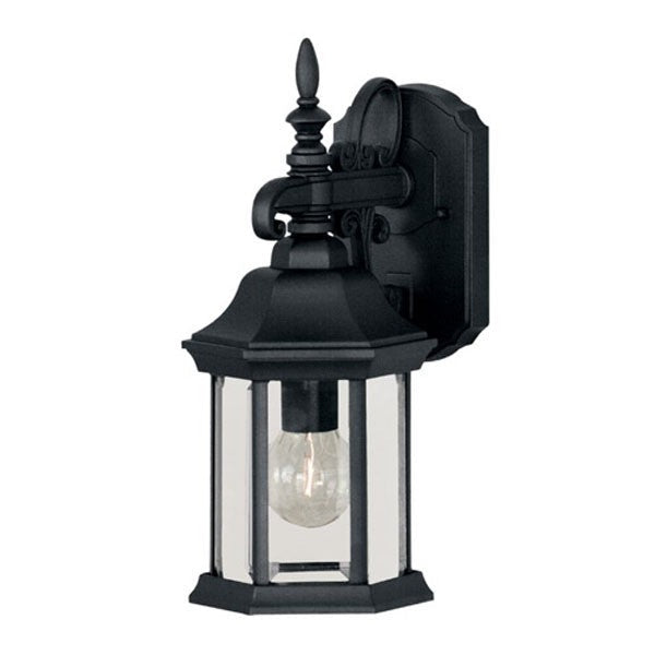 Meridian - M50056BK - One Light Outdoor Wall Sconce - Black