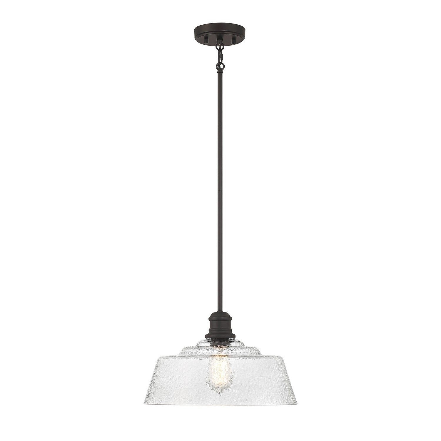 Meridian - M7023ORB - One Light Pendant - Oil Rubbed Bronze