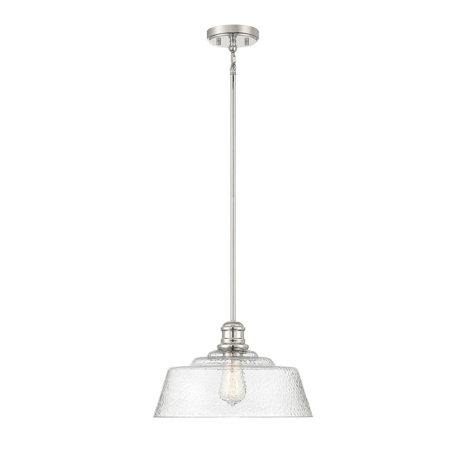 Meridian - M7023PN - One Light Pendant - Polished Nickel