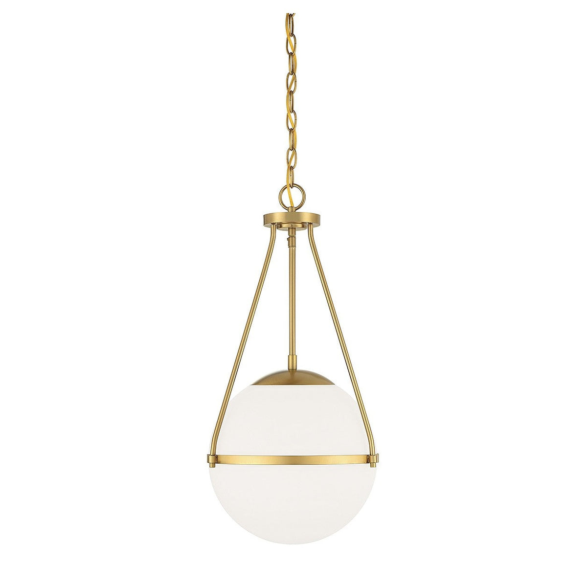Meridian - M7025NB - One Light Pendant - Natural Brass