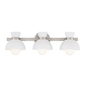 Meridian - M80075BN - Three Light Bathroom Vanity - Brushed Nickel