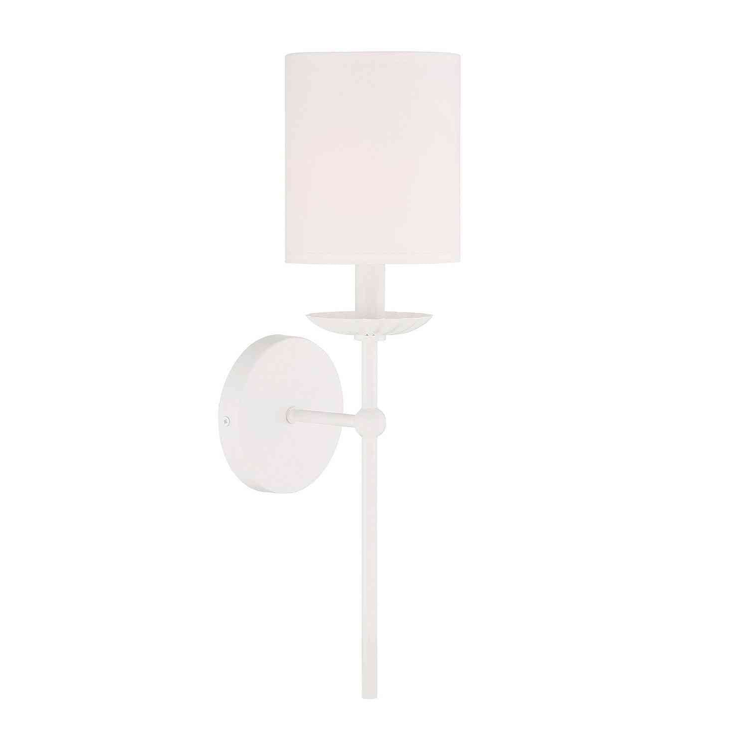 Meridian - M90079WH - One Light Wall Sconce - White