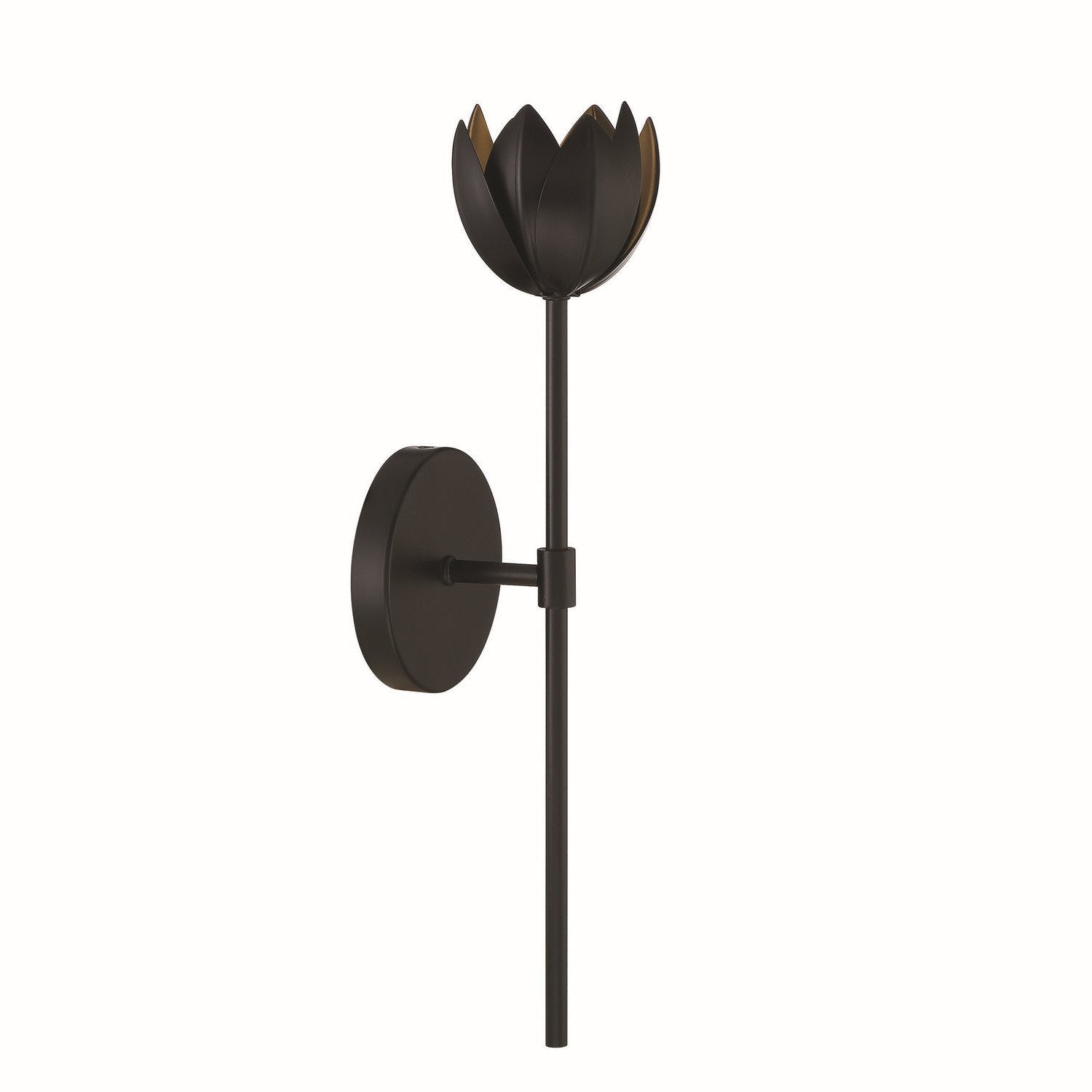 Meridian - M90081MBK - One Light Wall Sconce - Matte Black