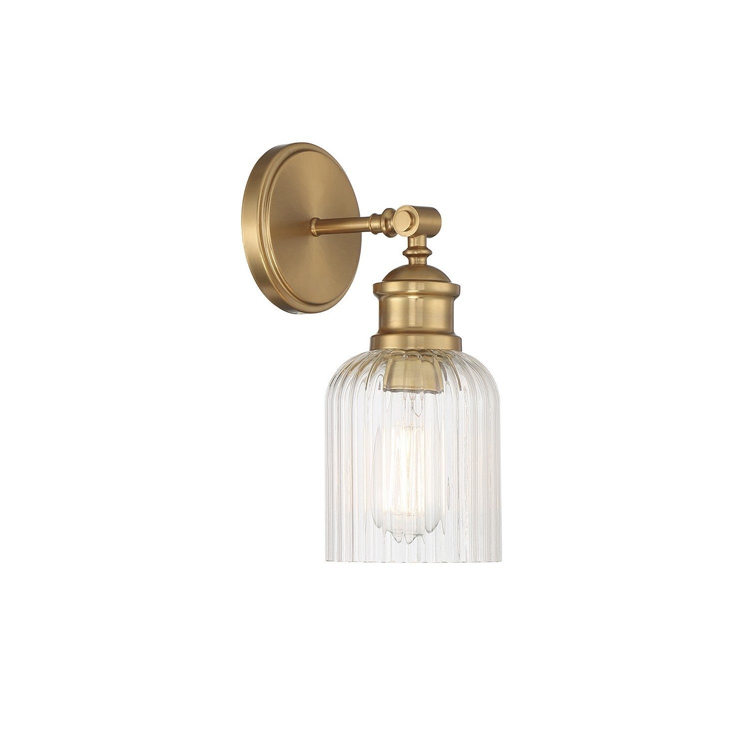 Meridian - M90083NB - One Light Wall Sconce - Natural Brass