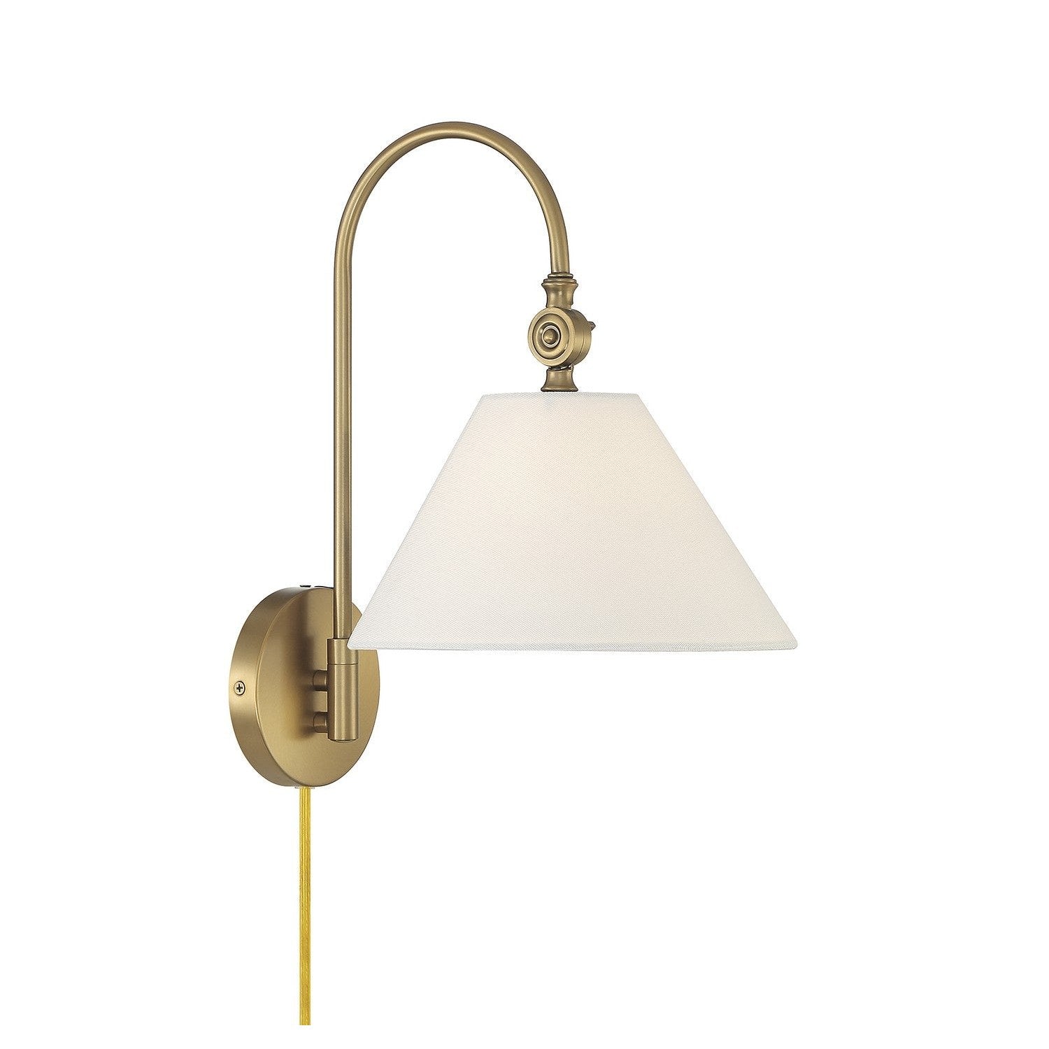 Meridian - M90085NB - One Light Wall Sconce - Natural Brass