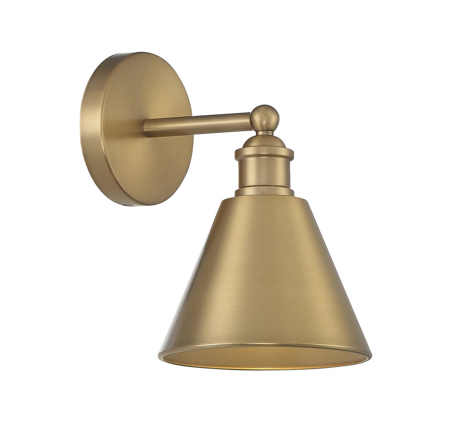 Meridian - M90087NB - One Light Wall Sconce - Natural Brass