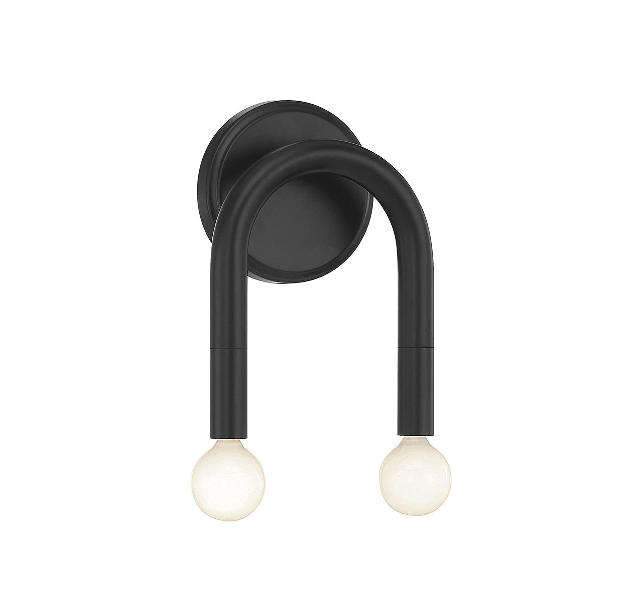Meridian - M90099MBK - Two Light Wall Sconce - Matte Black