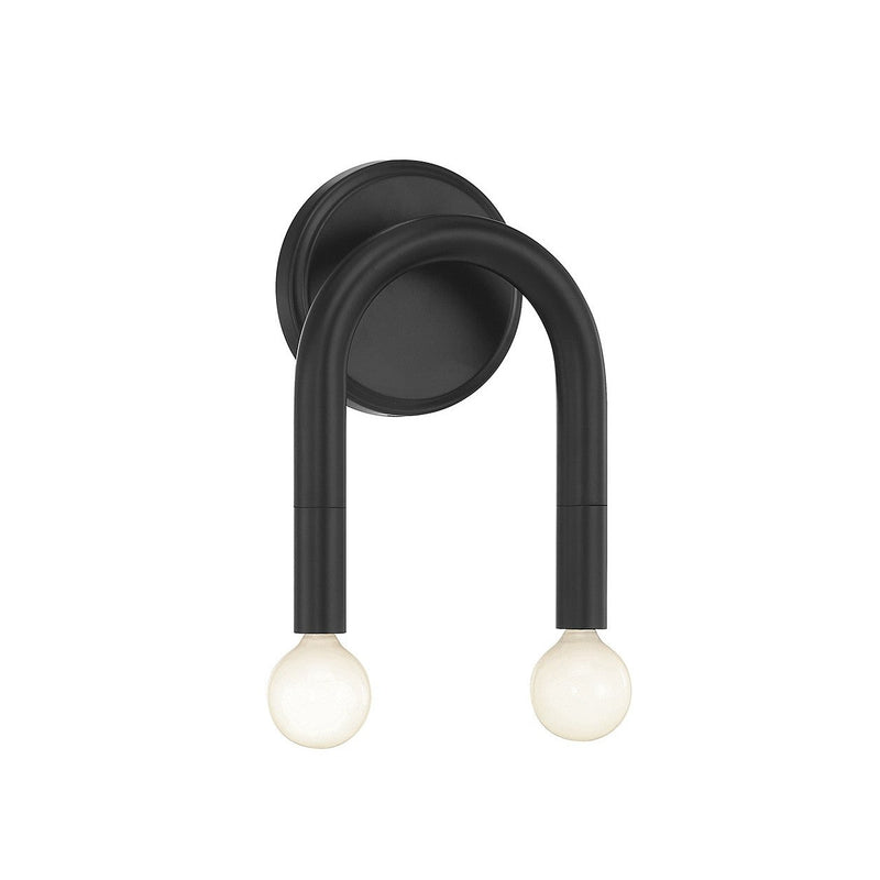 Meridian - M90099MBK - Two Light Wall Sconce - Matte Black