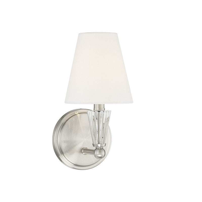 Meridian - M90102BN - One Light Wall Sconce - Brushed Nickel