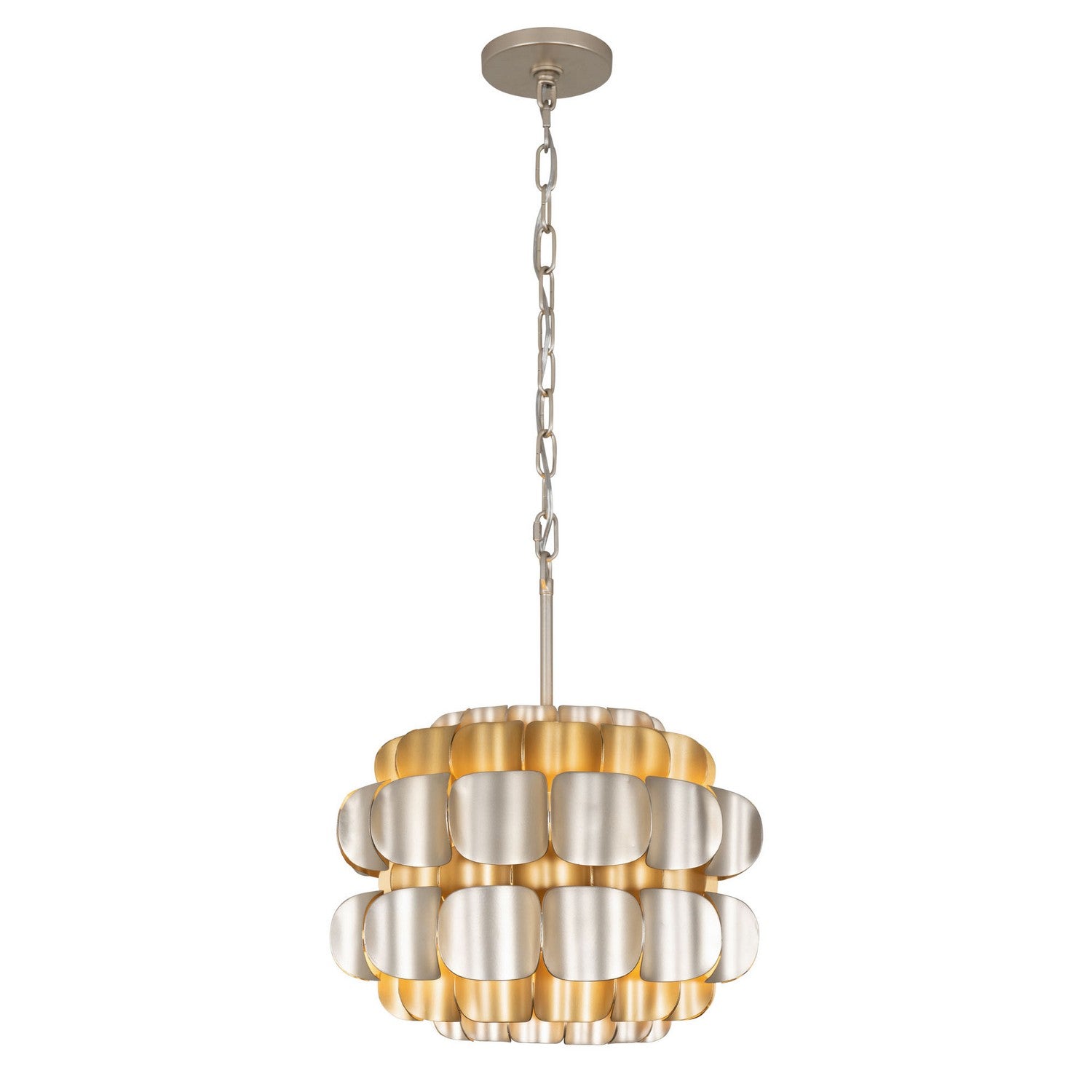 Varaluz - 382P01AGGD - One Light Pendant - Swoon - Antique Gold/Gold Dust