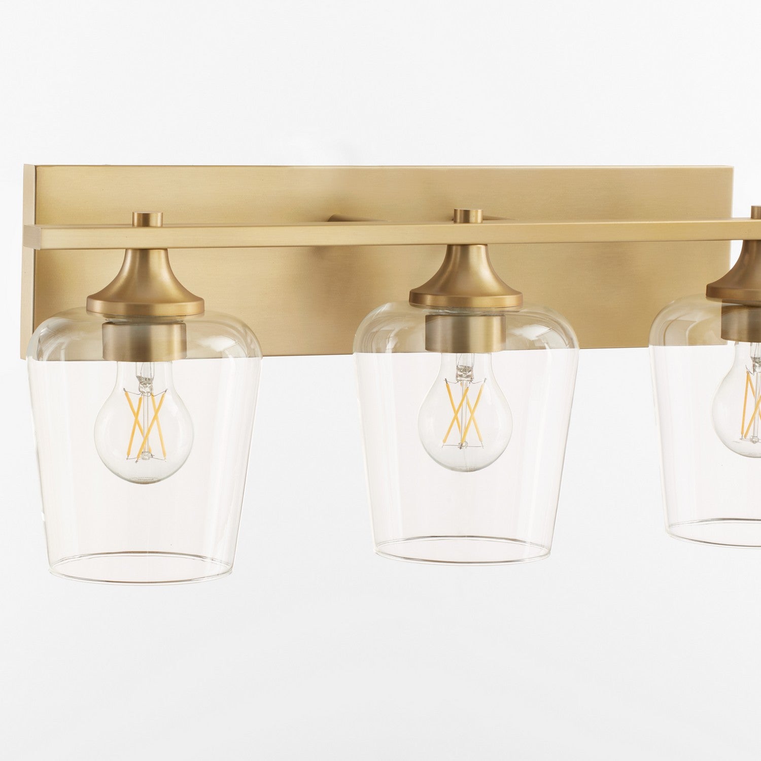 Quorum - 558-3-80 - Three Light Vanity - Veno - Aged Brass