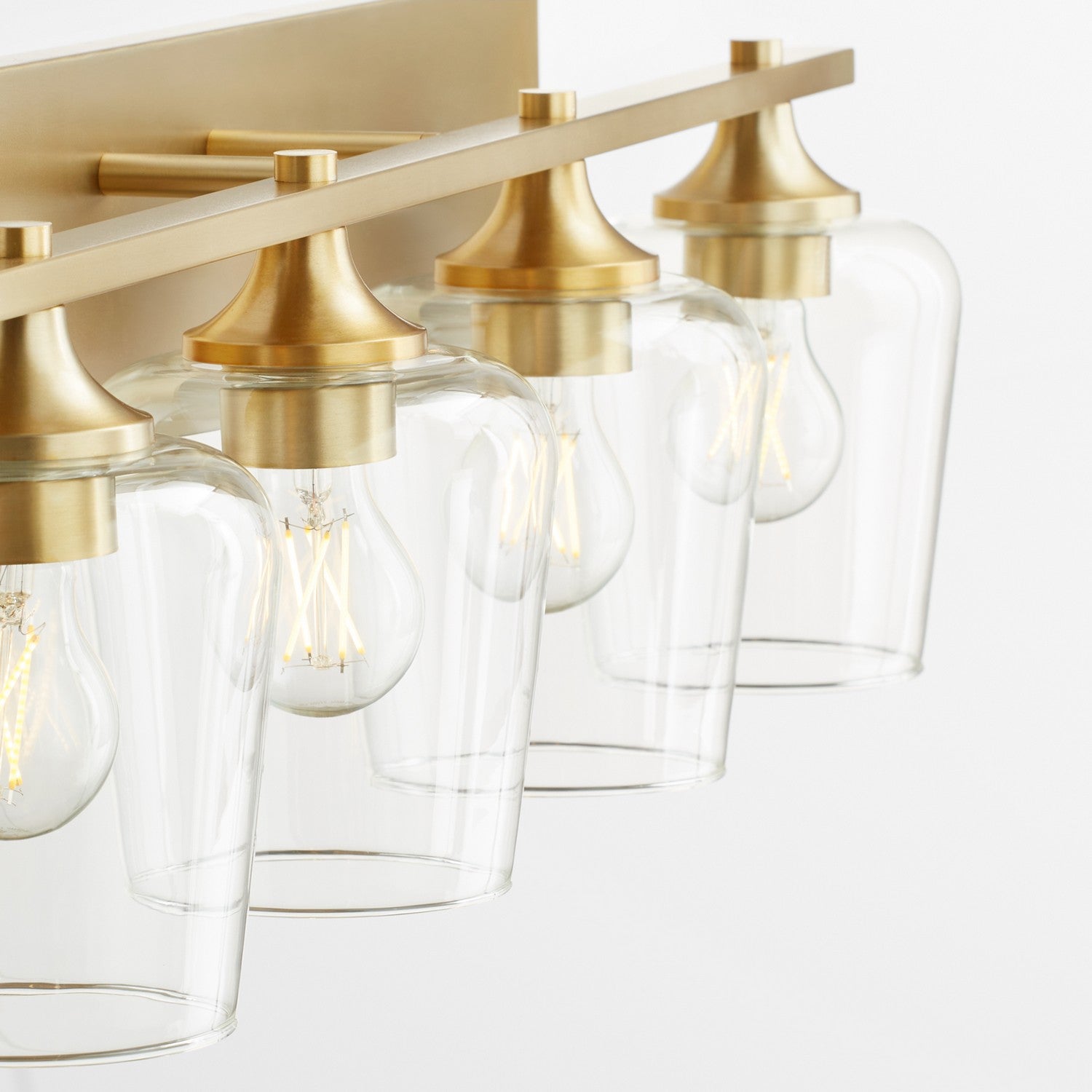 Quorum - 558-4-80 - Four Light Vanity - Veno - Aged Brass