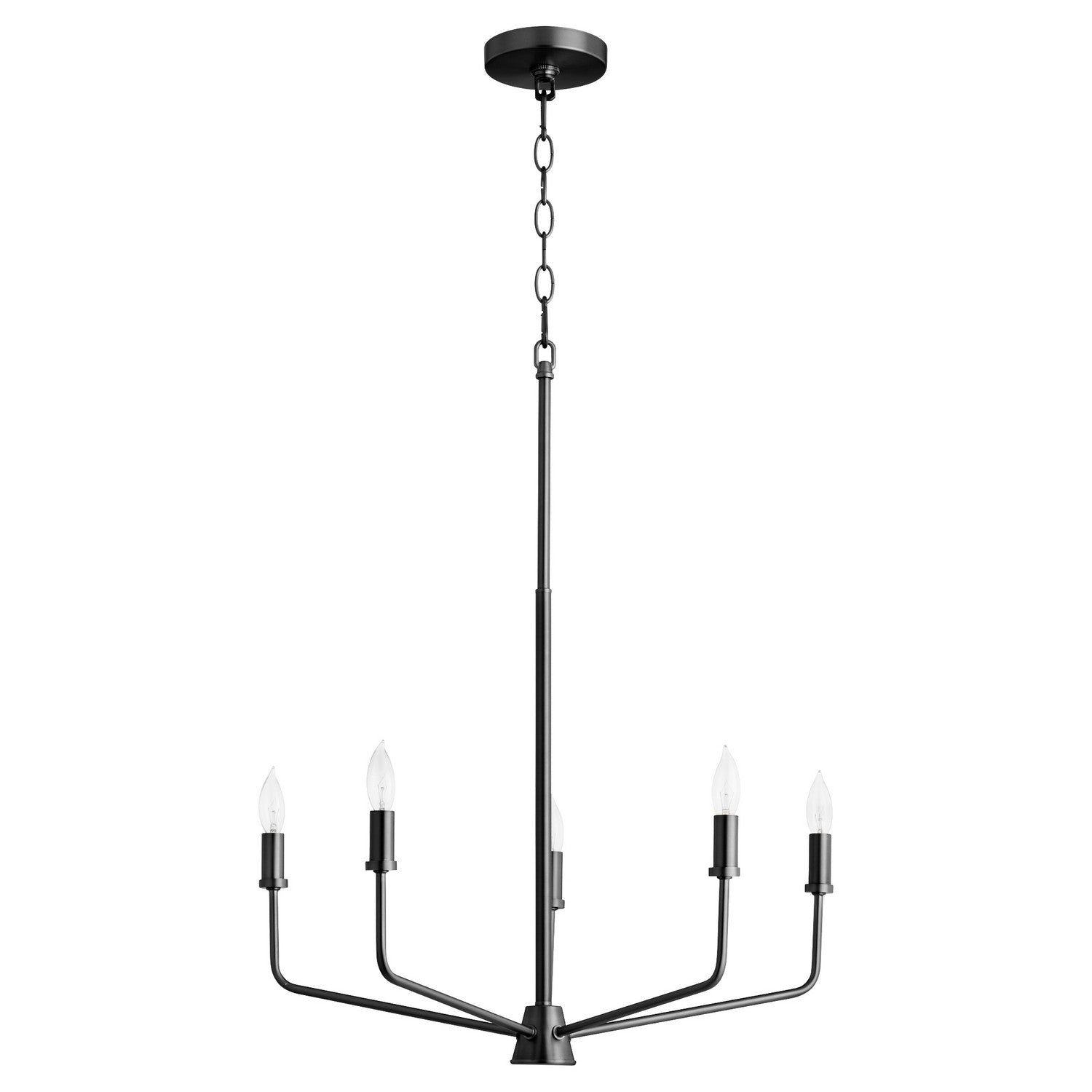 Quorum - 657-5-59 - Five Light Chandelier - Harmony - Matte Black