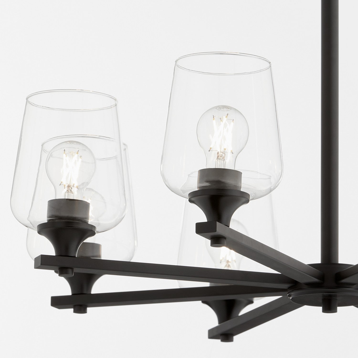 Quorum - 658-8-59 - Eight Light Chandelier - Veno - Matte Black