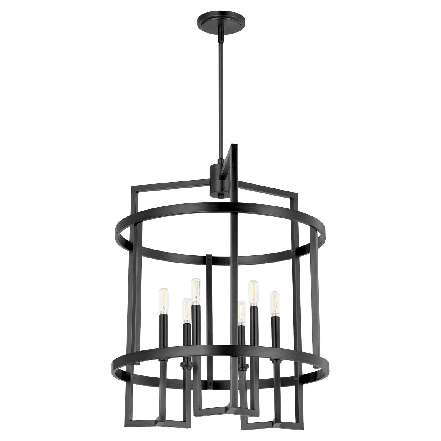 Quorum - 8174-6-59 - Six Light Entry - Merrick - Matte Black