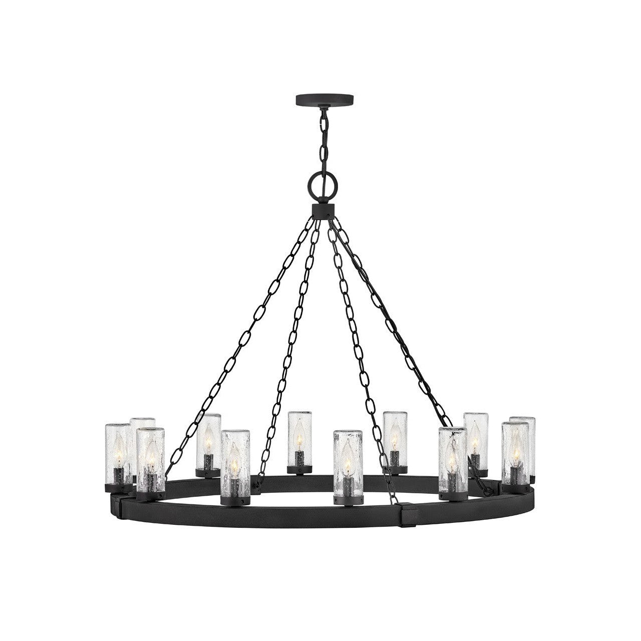 Hinkley - 29207BK - LED Hanging Lantern - Sawyer - Black