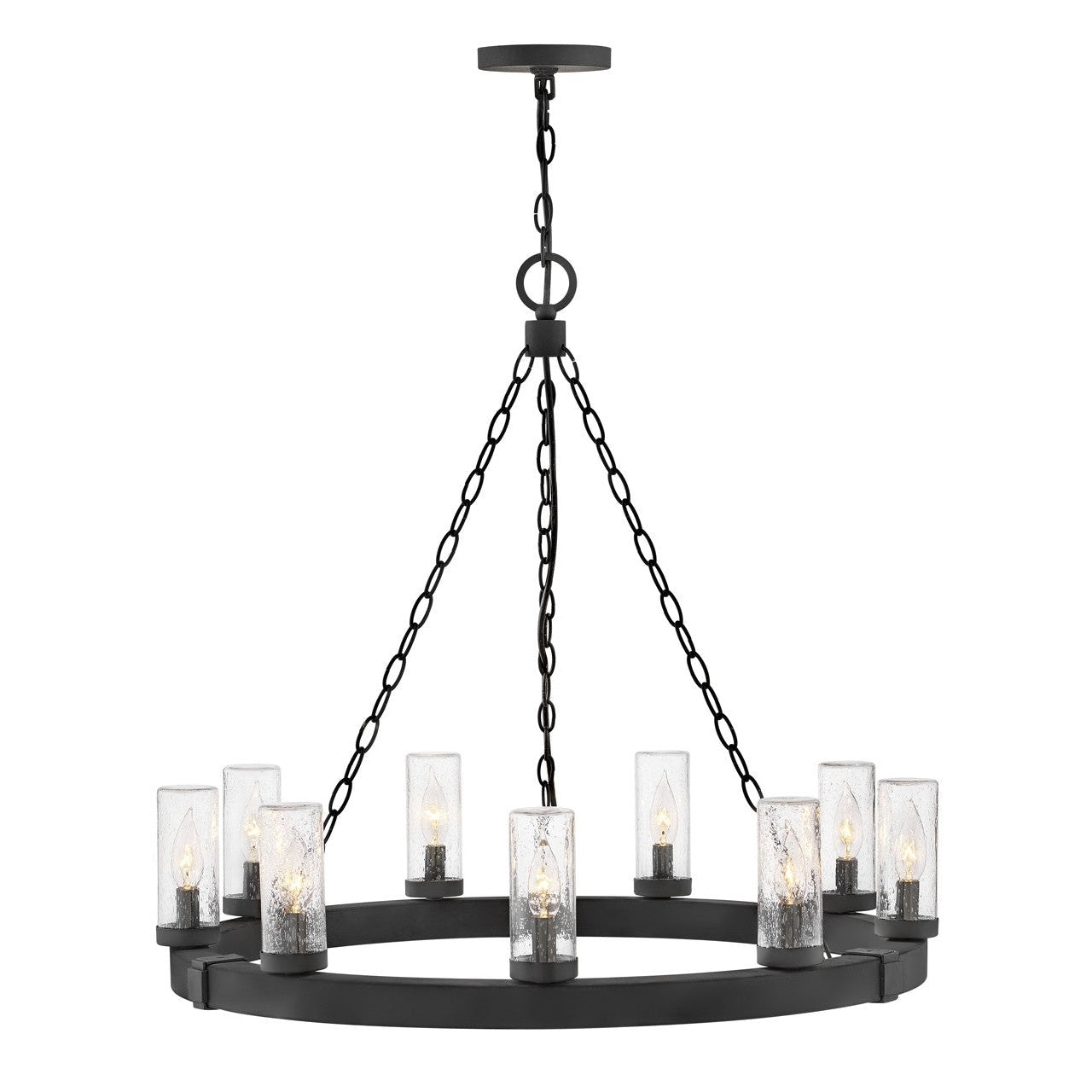Hinkley - 29208BK - LED Hanging Lantern - Sawyer - Black