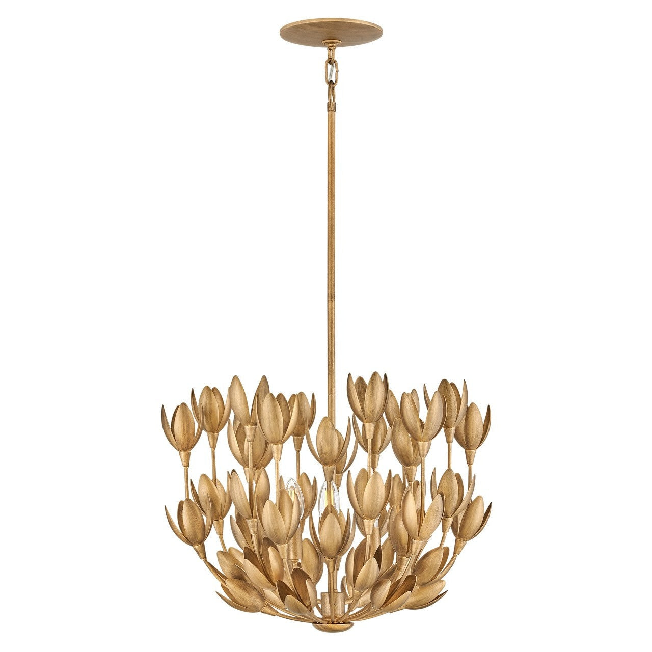 Hinkley - 30011BNG - LED Pendant - Flora - Burnished Gold
