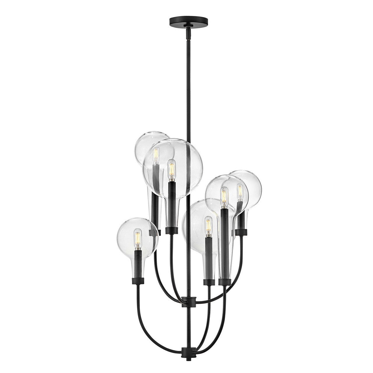 Hinkley - 30525BK - LED Pendant - Alchemy - Black