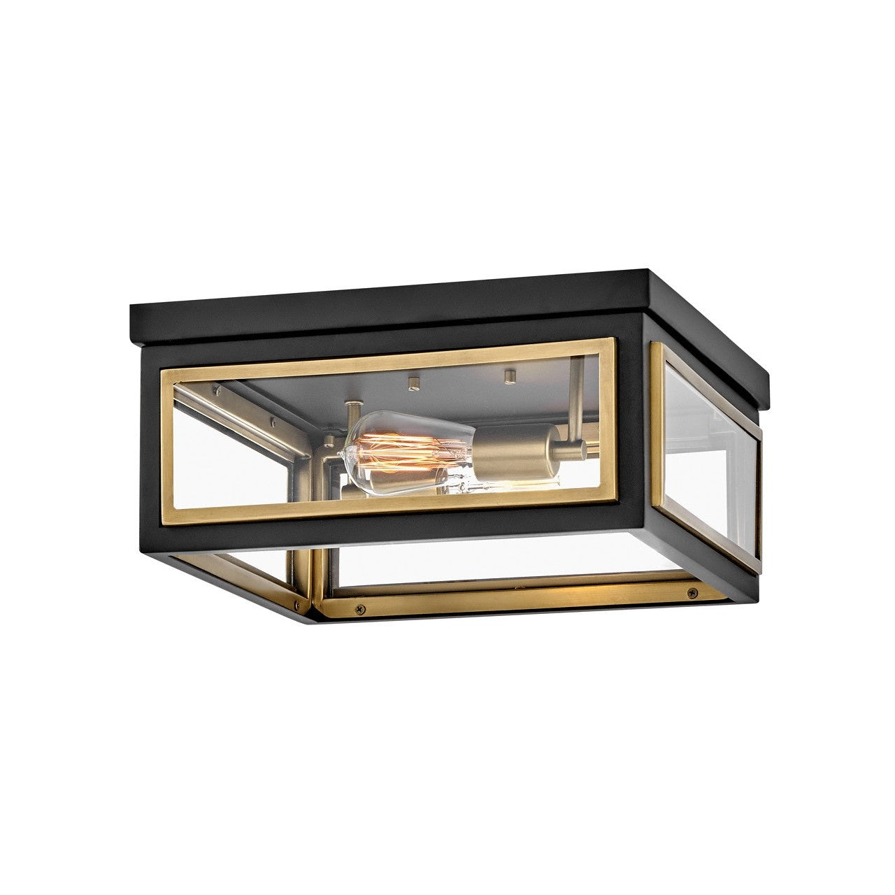 Hinkley - 32981BK - LED Flush Mount - Shaw - Black