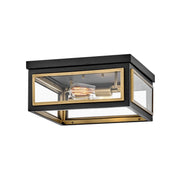 Hinkley - 32981BK - LED Flush Mount - Shaw - Black