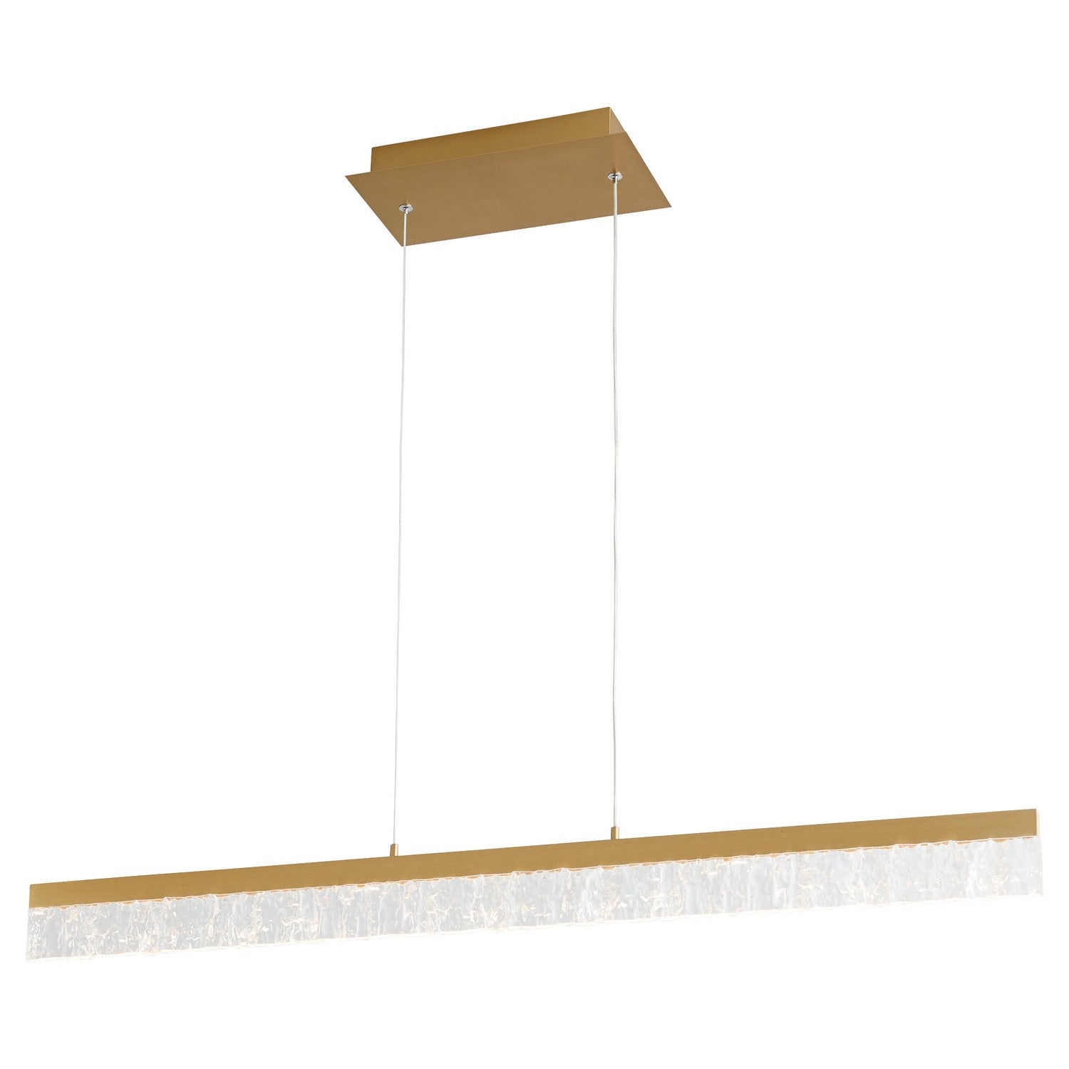 Quorum - 3-421-40 - LED Linear Pendant - Landon - Aged Brass