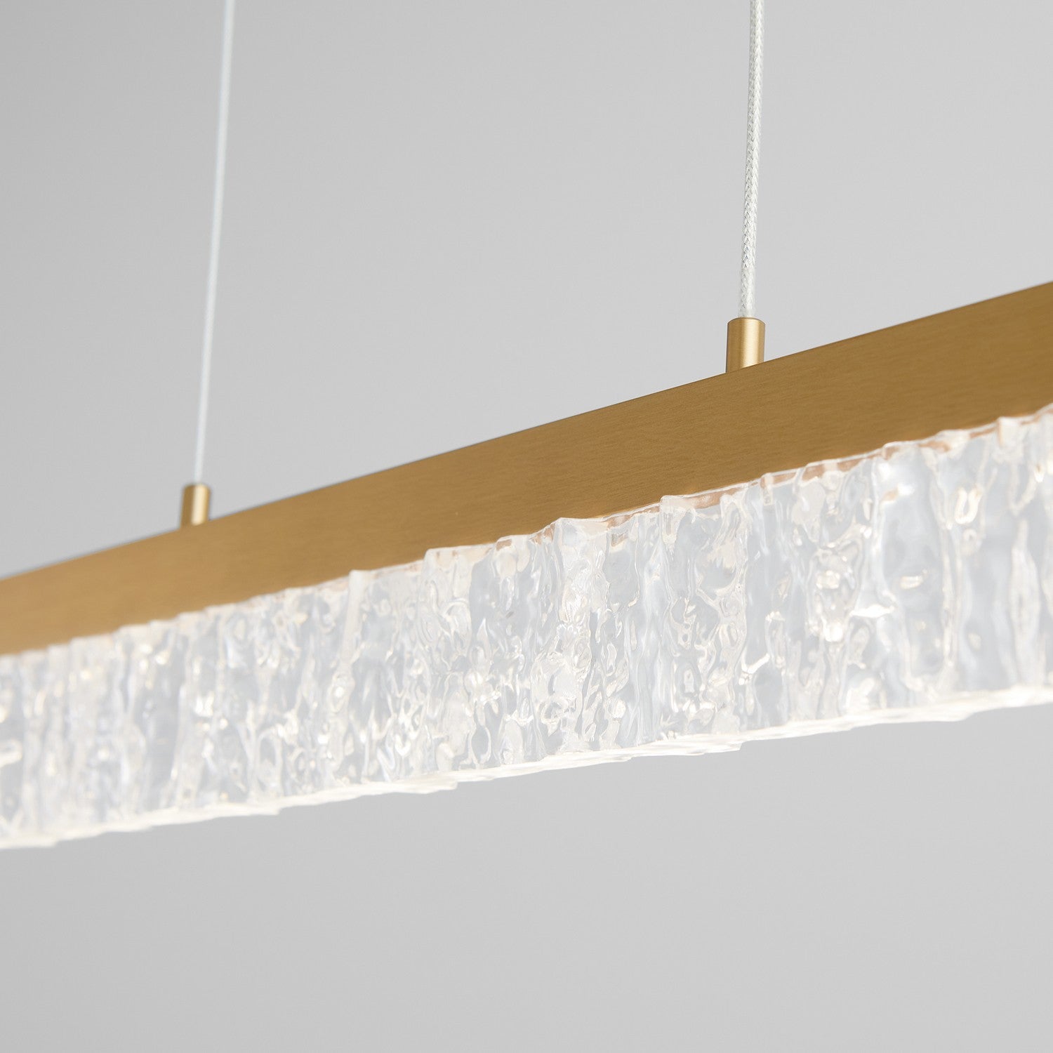 Quorum - 3-421-40 - LED Linear Pendant - Landon - Aged Brass