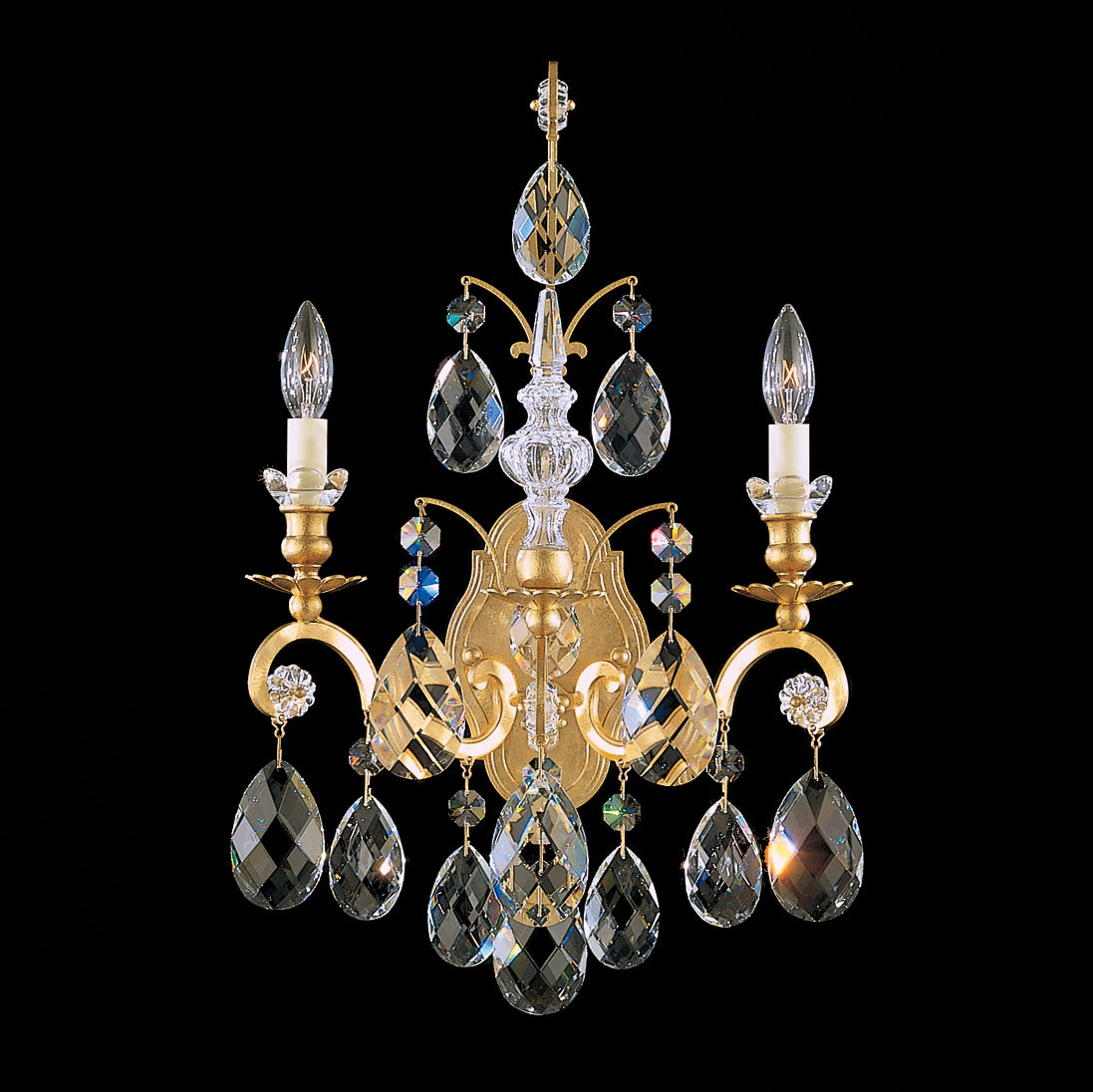 Schonbek - 3761-22 - Two Light Wall Sconce - Renaissance - Heirloom Gold