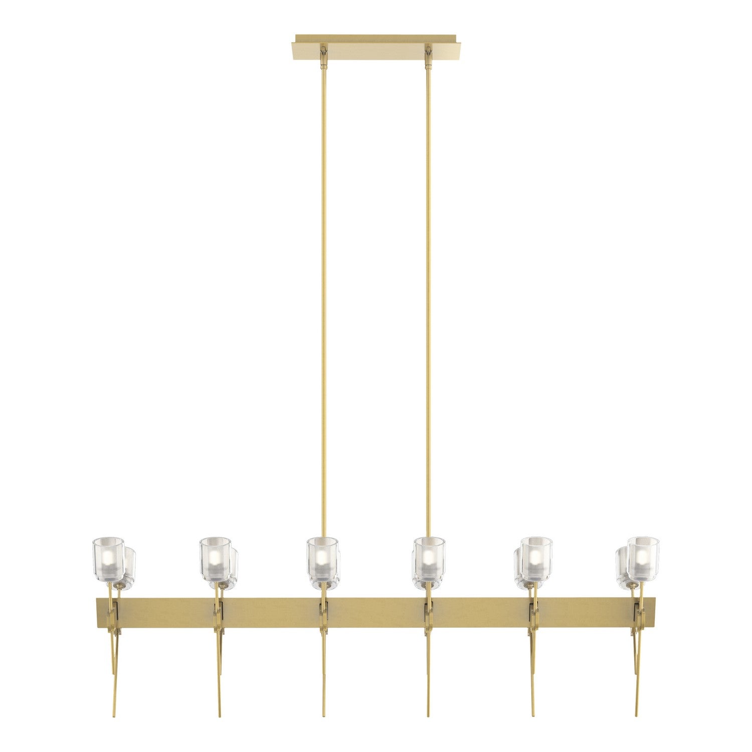 Hubbardton Forge - 131525-SKT-MULT-86-YC0369 - LED Pendant - Echo - Modern Brass