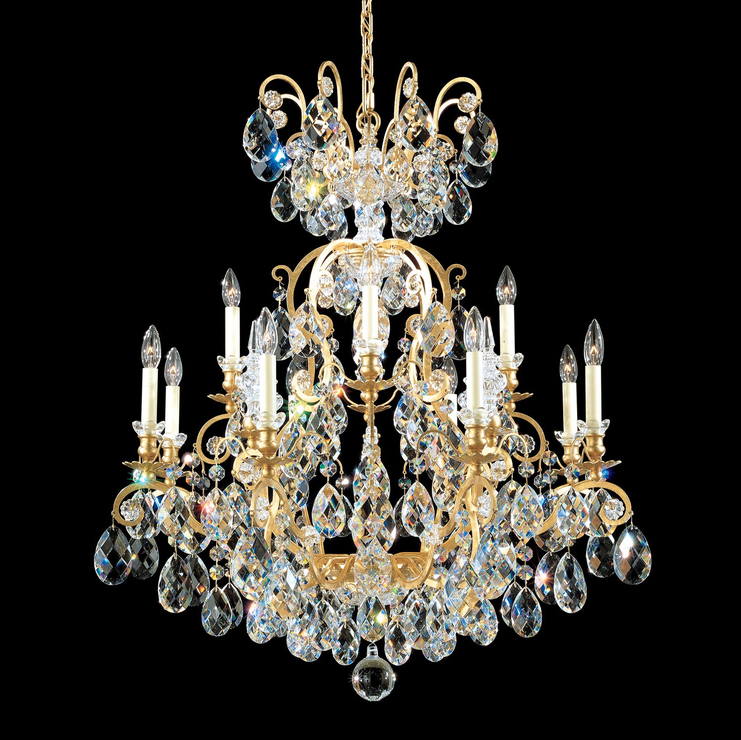 Schonbek - 3772-22 - 13 Light Chandelier - Renaissance - Heirloom Gold