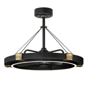 Maxim - 61019BCBKGLD - LED Fandelight - Jewel - Black / Gold