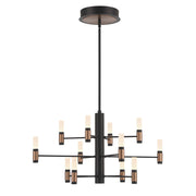 Eurofase - 46353-016 - LED Chandelier - Albany - Brass-Black